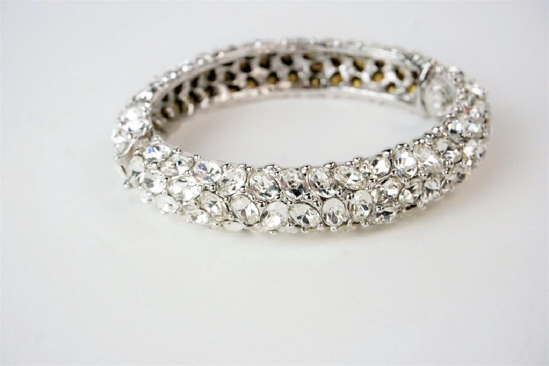 KENNETH JAY LANE CRYSTAL CUFF BRACELET (1 of 2)
