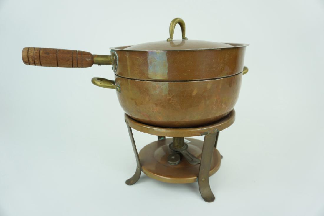 MEERSBURG HAND WROUGHT COPPER CHAFFING DISH (1 of 6)