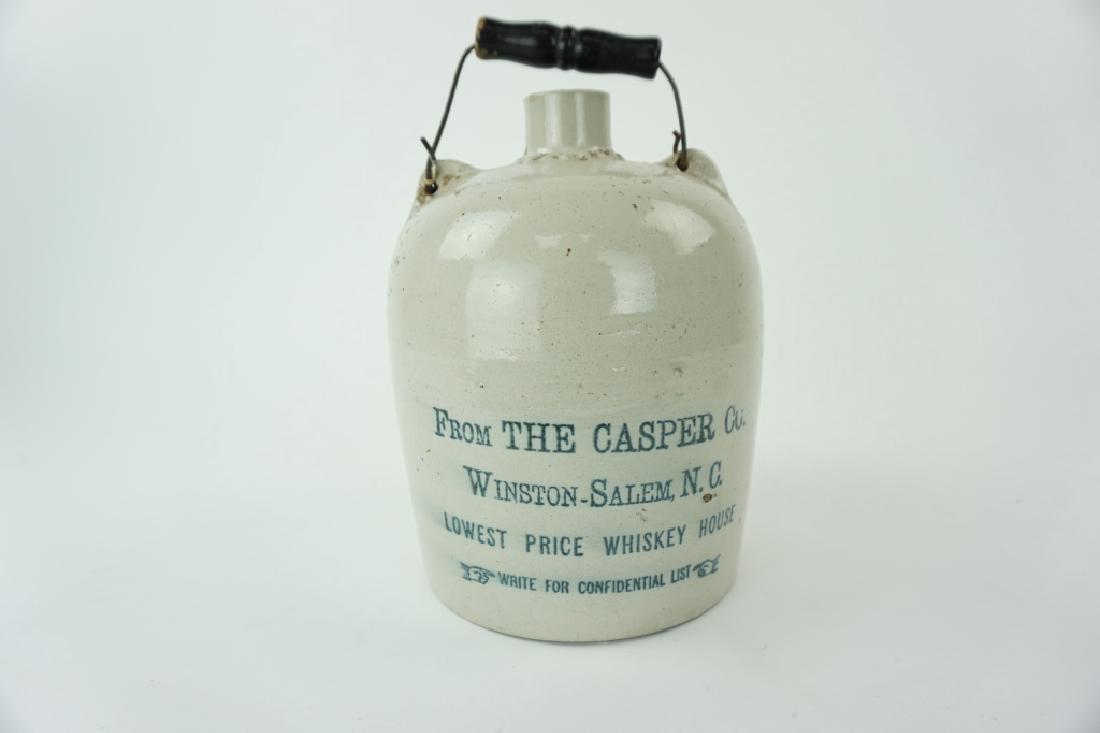 CASPER CO STONEWARE WHISKEY JUG (1 of 7)