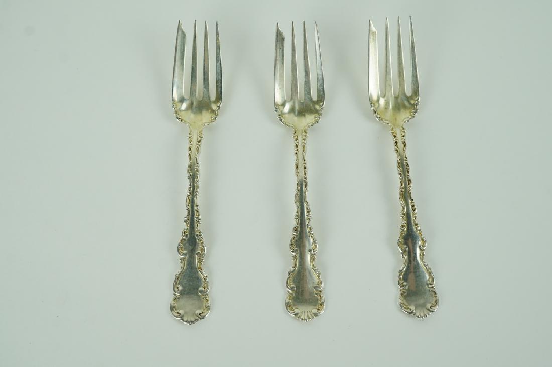 (3) STERLING SILVER COLD MEAT FORKS BY WHITING (1 of 3)
