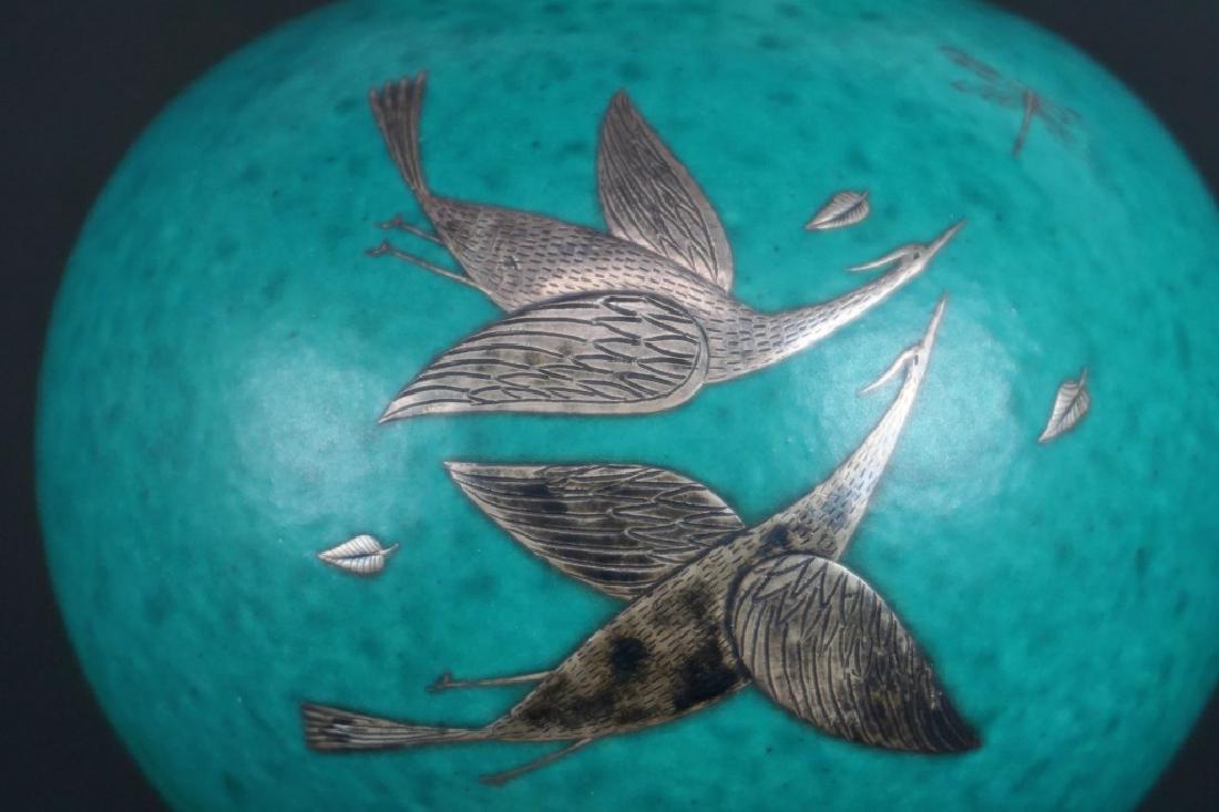 GUSTANSBURG ARGENTO ART POTTERY VASE (1 of 7)