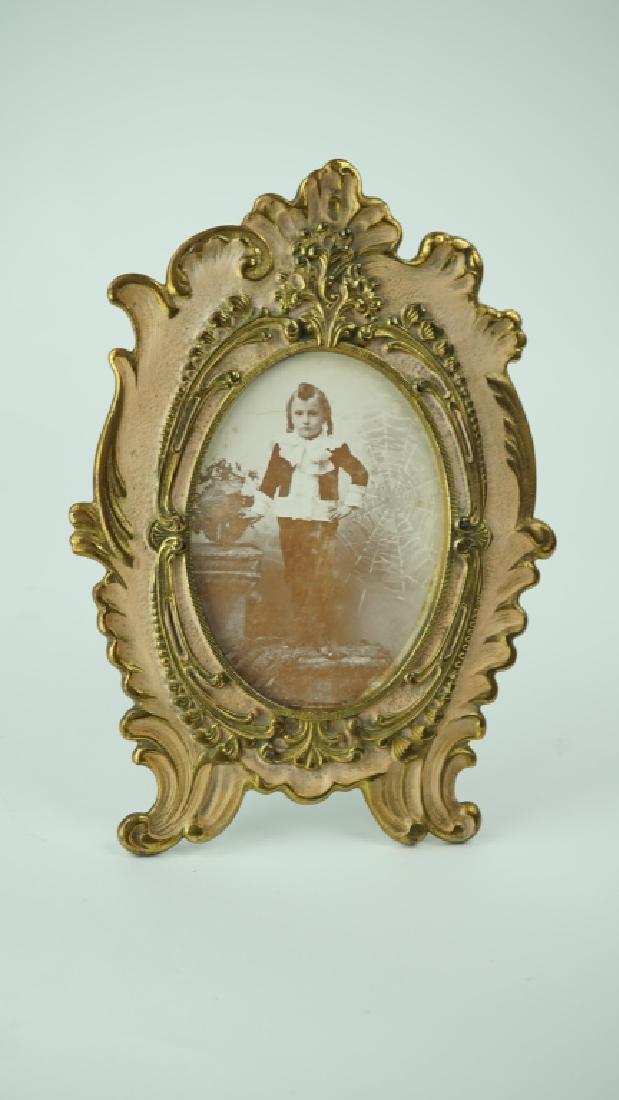 ANTIQUE MANDEL BROTHERS CAST BRONZE PICTURE FRAME (1 of 6)