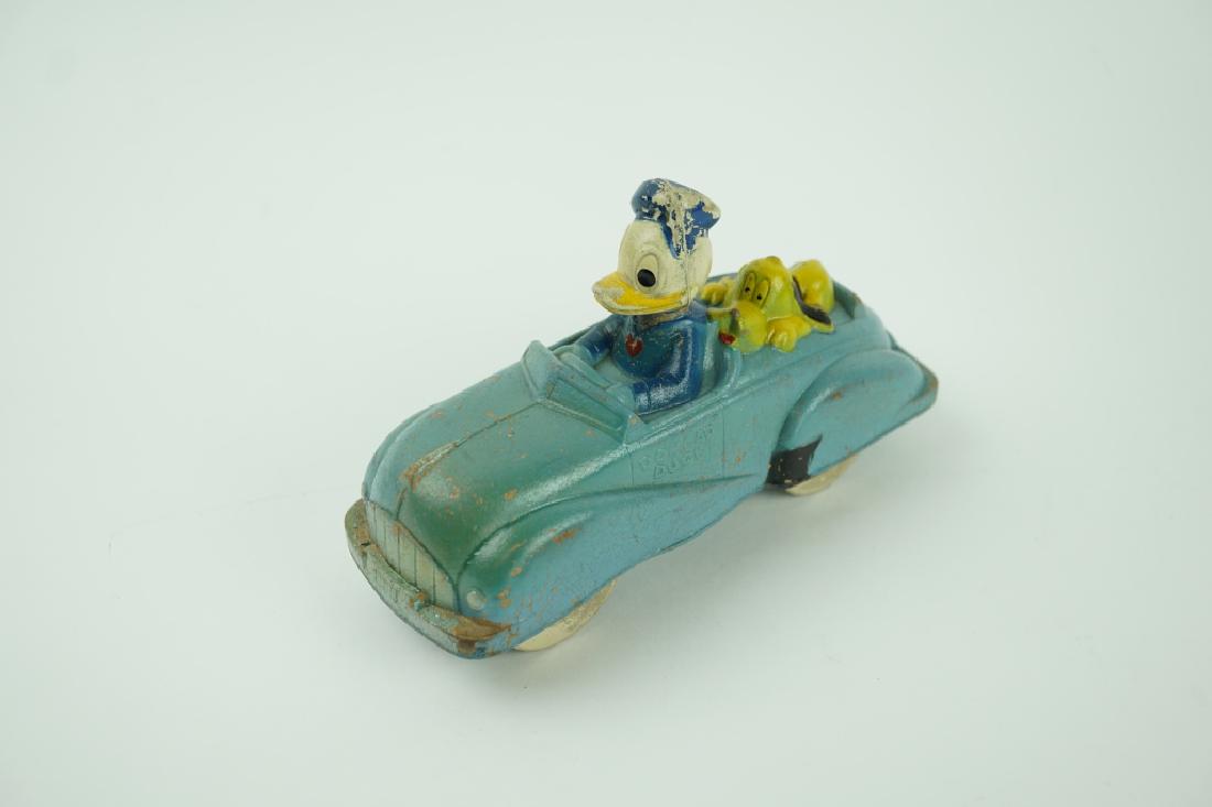 VINTAGE 1940'S SUN RUBBER CO ROADSTER (1 of 4)