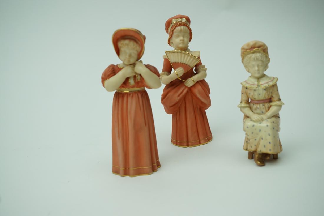 3 VINTAGE ROYAL WORCESTER FIGURINES (1 of 6)