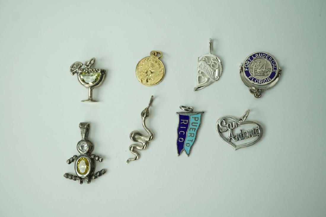 (8) ASSORTED STERLING CHARMS/PENDANTS (1 of 6)