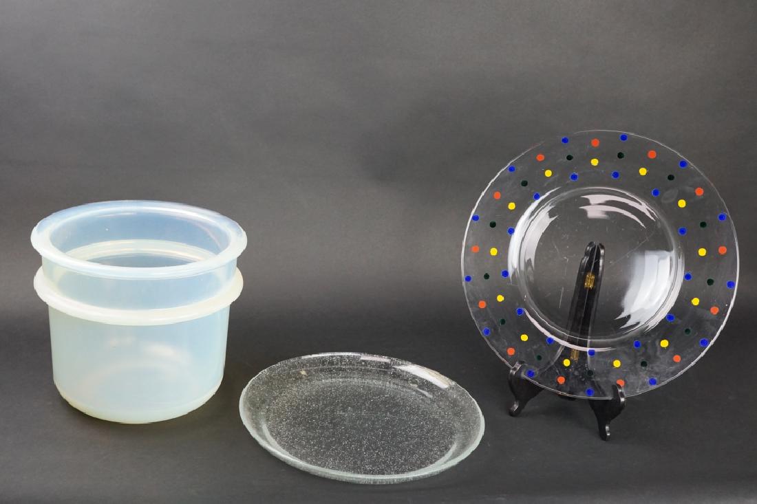 3pcs ASSORTEDG GLASSWARE INCLUDING FRY (1 of 6)