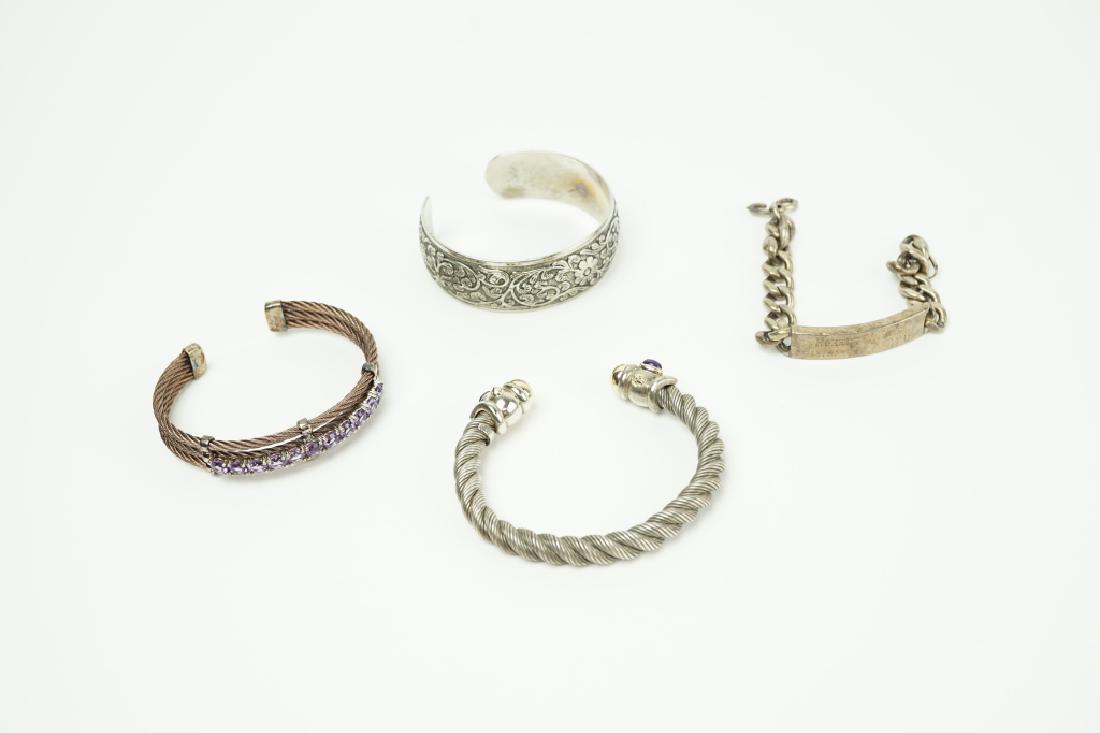 (4) STERLING SILVER BRACELETS (1 of 7)