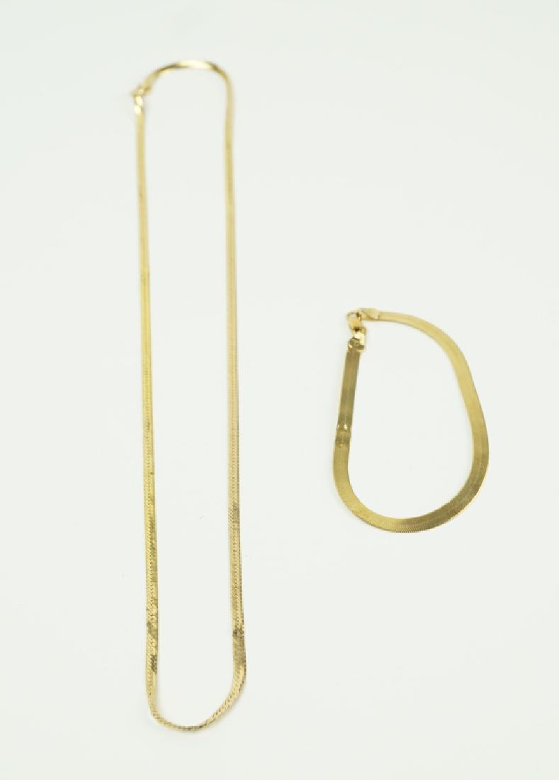 2pcs 14K YELLOW GOLD JEWELRY (1 of 4)