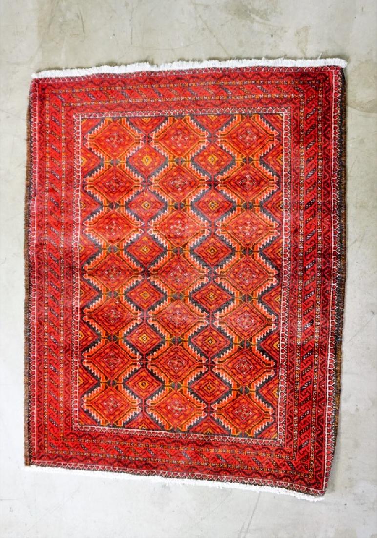 ANTIQUE PERSIAN BALOUCH THROW RUG (1 of 6)