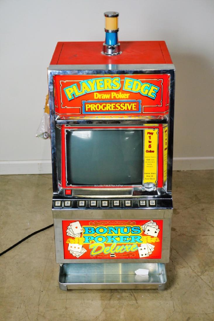 PLAYER EDGE DRAW POKER PROGRESSIVE MACHINE (1 of 5)