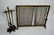 HAND WROUGHT FINE FIRE PLACE SET - 4