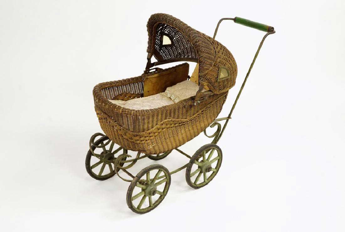 Antique wicker pram Clearance