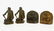 (2) PAIRS OF VINTAGE CAST IRON BOOKENDS - 6