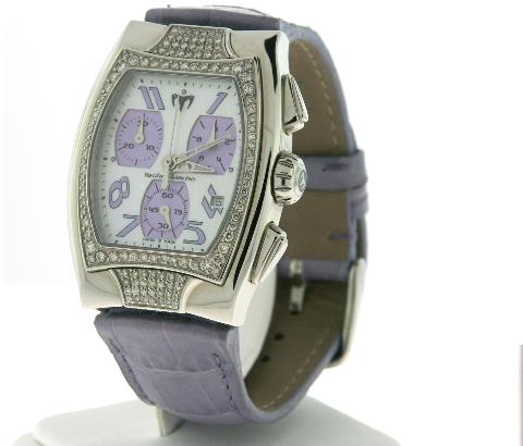 Mens Diamond Technomarine Techno Square Watch: Mens Diamond Technomarine Techno Square Watch Stainless steel diamond Technomarine Techno square chronograph diamond watch from Neiman Marcus, Dallas, Texas. Specifications: • Rectang