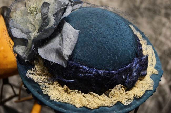 ANTIQUE STUNNING,ELEGANT HAT FOR BRU / JUMEAU BEBE (1 of 4)