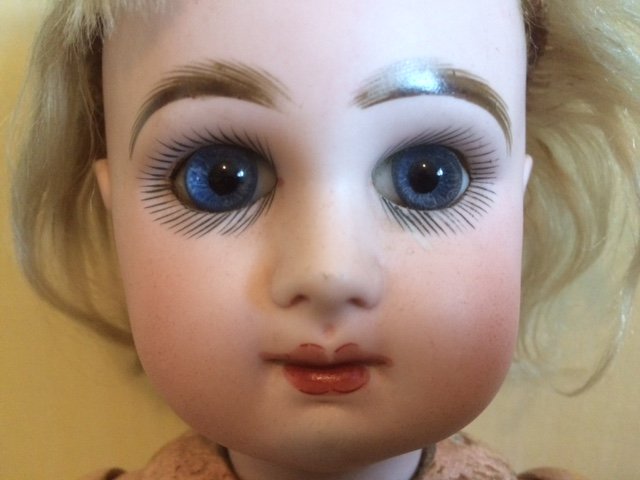 Ca 1860 EARLY PORTRAIT? TETE JUMEAU BEBE CLOSED MOUTH (1 of 10)