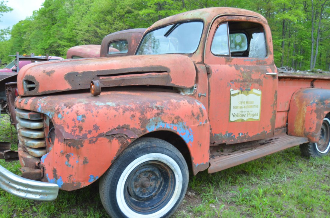 1949-1950 FORD TRUCK TITLE IN HAND: TITLE IN HAND, GREAT RESTORATION PROJECT FOR THE CLASSIC CAR/TRUCK GUY, INVEST SOME TIME AND SWEAT, YOU'LL HAVE YOURSELF A FAB VINTAGE FORD SELLS AS IS