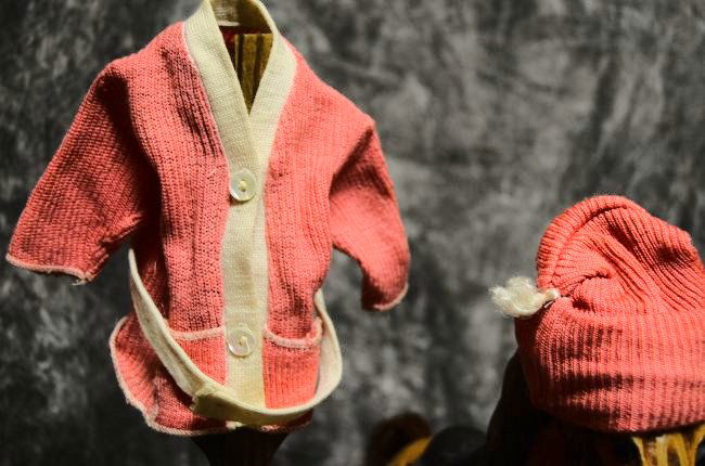 ANTIQUE VINTAGE BISQUE GERMAN DOLL CLOTHING 14/20 (1 of 4)