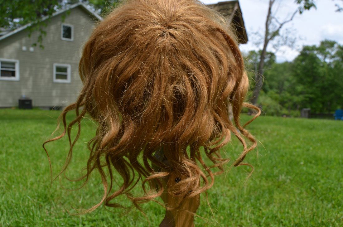 RARE LARGE ANTIQUE FULL WIG FOR JUMEAU 1/4 (1 of 5)