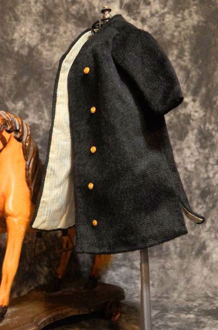 Ca. 1860's AUTHENTIC RARE WOOL TYPE SILK BRU JACKET (1 of 7)