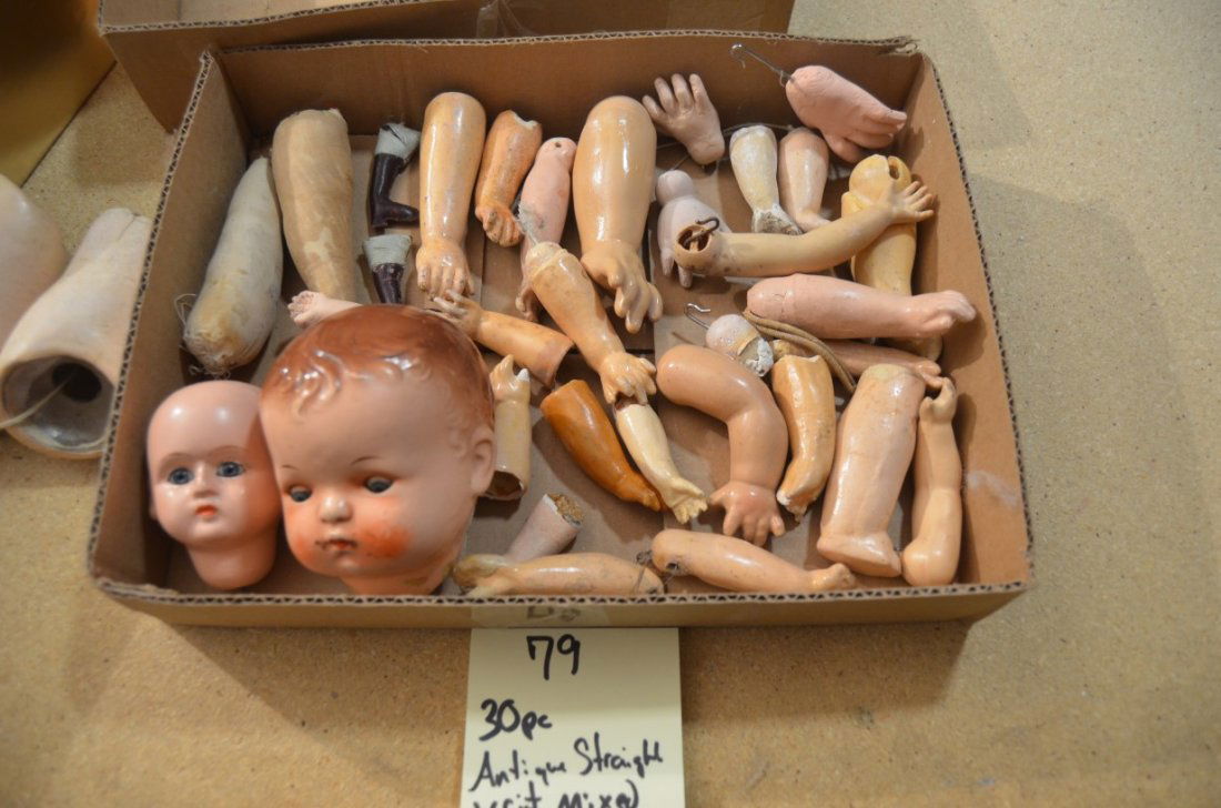 30pc LOT MIXED ANTIQUE/VINTAGE PARTS/STRAIGHT WRIST (1 of 1)