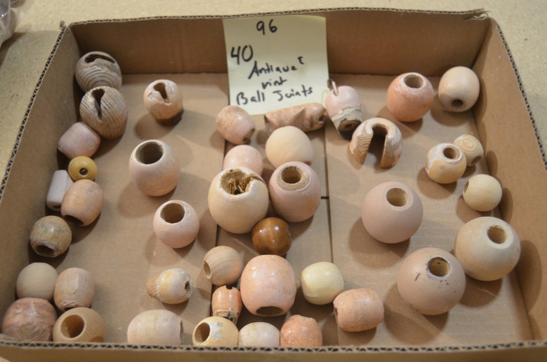 LOT OF 40 ANTIQUE/VINTAGE DOLL BALL JOINTS (1 of 1)