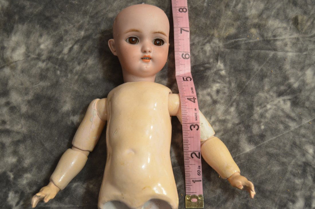 Ca 1890's PETITE RARE EARLY S&H 1078 BISQUE HEAD (1 of 4)