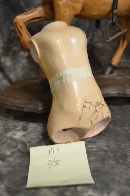 1850s Rare Bru/Steiner/Jumeau Torso: 1850s Rare Bru/Steiner/Jumeau Torso