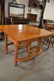 SOLID ANTIQUE QUARTER SAWN OAK KITCHEN TABLE