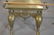 VINTAGE " HOME SWEET HOME " SOLID BRASS END TABLE