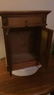 Vintage Small Wooden Cabinet with Top Drawer - 4