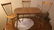 Doll Size Wooden Dining Room Set ~ Table w/4 Chairs ~ - 2
