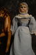 ARTIST MADE BISQUE SHOULDER HEAD DOLL