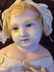 UNIQUE RARE 21" BENT LIMB POURED WAX ~ CRECHE CHILD ~ - 4