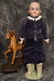 CHARMING ANTIQUE GERMAN SHOULDER HEAD ~ AM ~