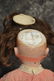 ALLURING ANTIQUE 25" KESTNER w FUR EYEBROWS - 4