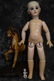 1800'S CLOSED MOUTH JUMEAU DEPOSE, TETE JUMEAU, ~23" ~