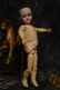 DREAMY ANTIQUE CABINET SIZE BISQUE HEAD DOLL