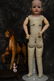 ANTIQUE BISQUE SHOULDER HEAD ~ HEUBACH ~