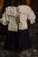 ANTIQUE STYLE DOLL DRESS FOR SMALL ALL BISQUE DOLLS - 3