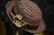 VINTAGE PINK STRAW DOLL HAT w FLORAL ACCENTS