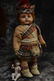 9 1/2" CELLULOID DOLL w ORIGINAL SCOTTISH ATTIRE