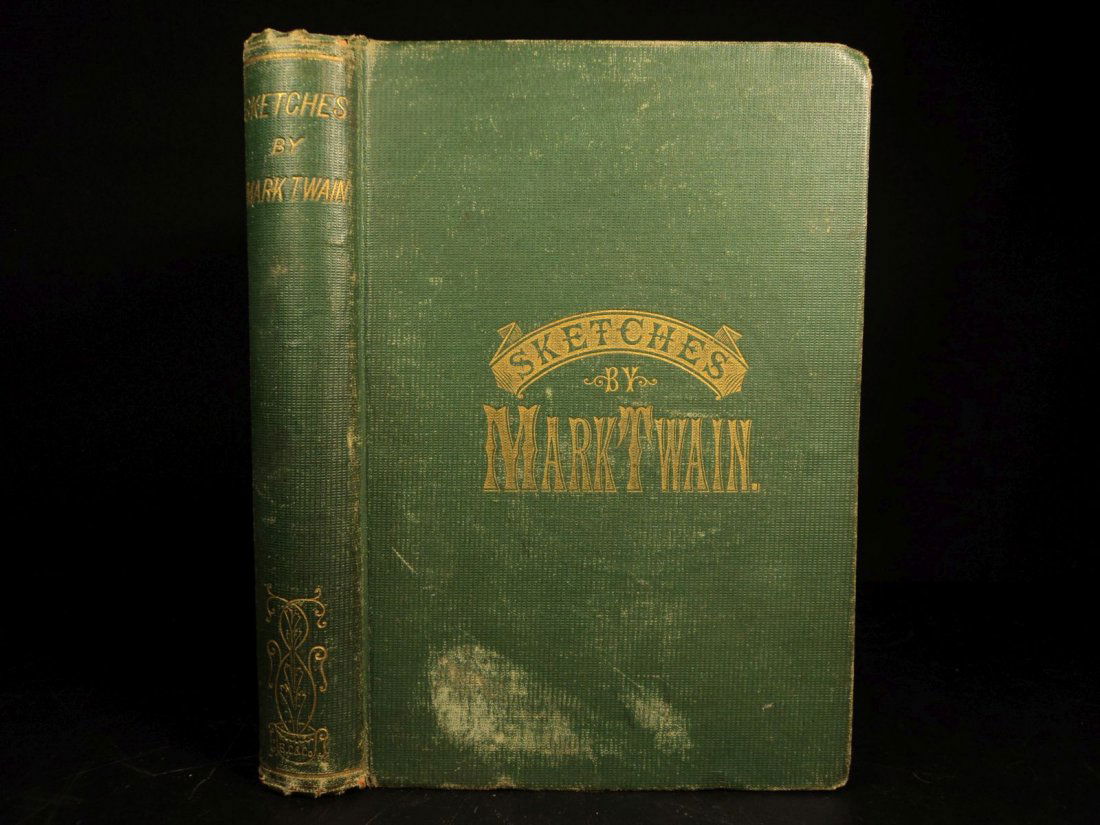 1879 Mark Twain SKETCHES Canadian Ghost Story (1 of 10)