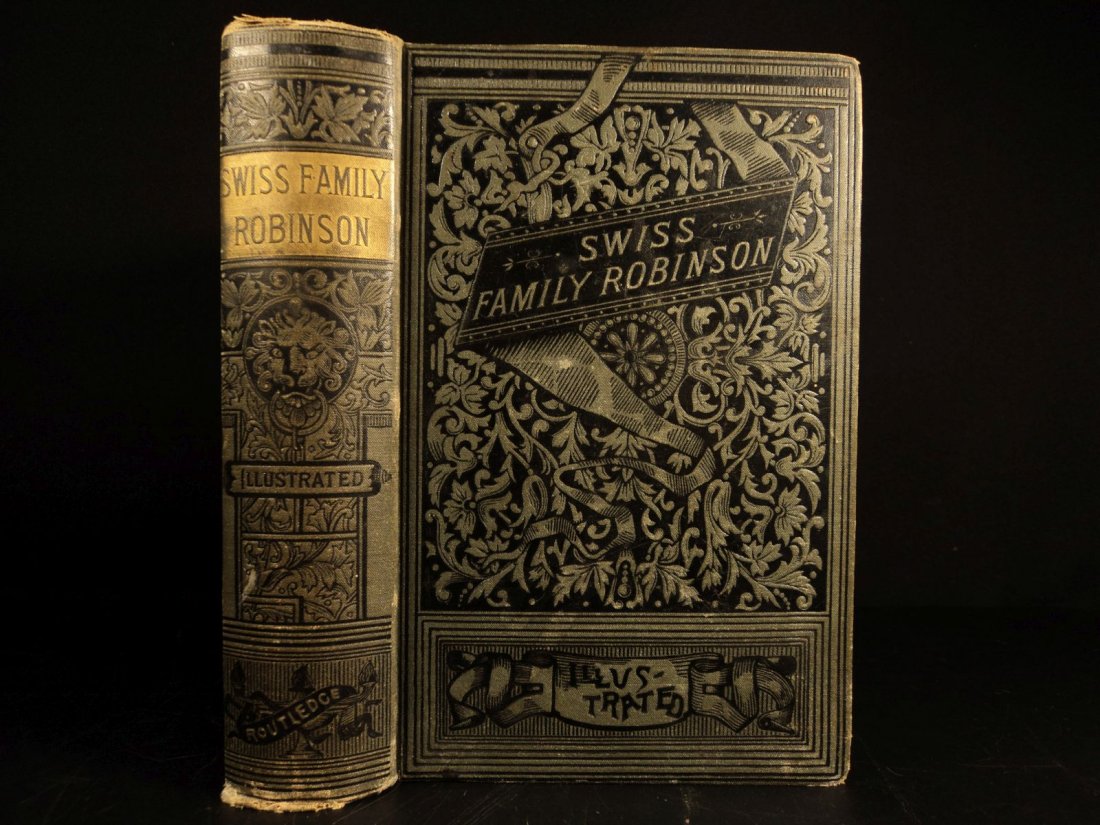 1900 The Swiss Family Robinson Johann Wyss Adventure: 1900 The Swiss Family Robinson Johann Wyss Adventure Shipwreck DISNEY English “It was one of those happy days that God grants us sometimes on earth to give us an idea of the bliss of heaven.” R