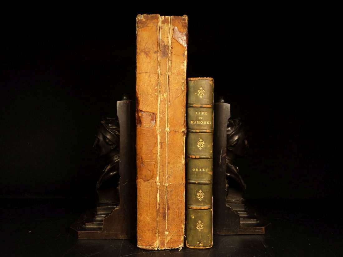 1801 Lot of 2 ISLAM Books George Sale KORAN (1 of 10)