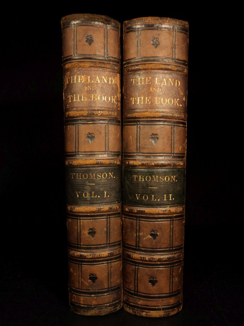 1863 BIBLE Holy Land Land of the Book (1 of 10)