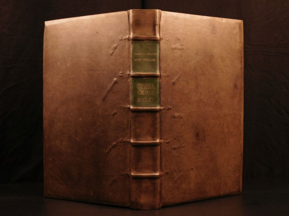 1665 Francis Bacon New Atlantis Novum Organum (1 of 10)