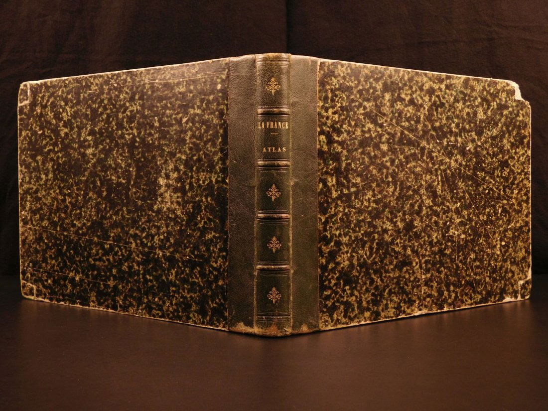 1848 1st ed French ATLAS 95 Maps France Colonies (1 of 10)