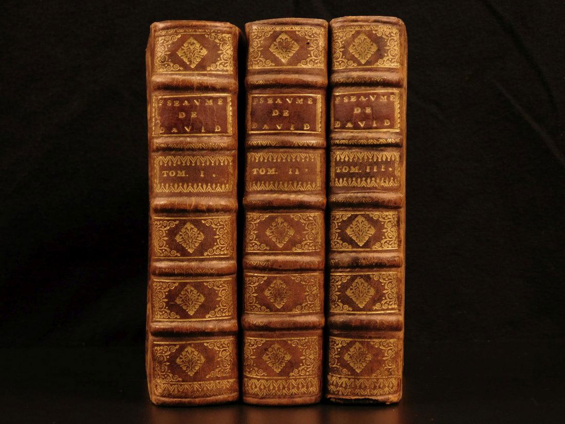 1699 Holy BIBLE & Commentary Book of PSALMS of David (1 of 10)