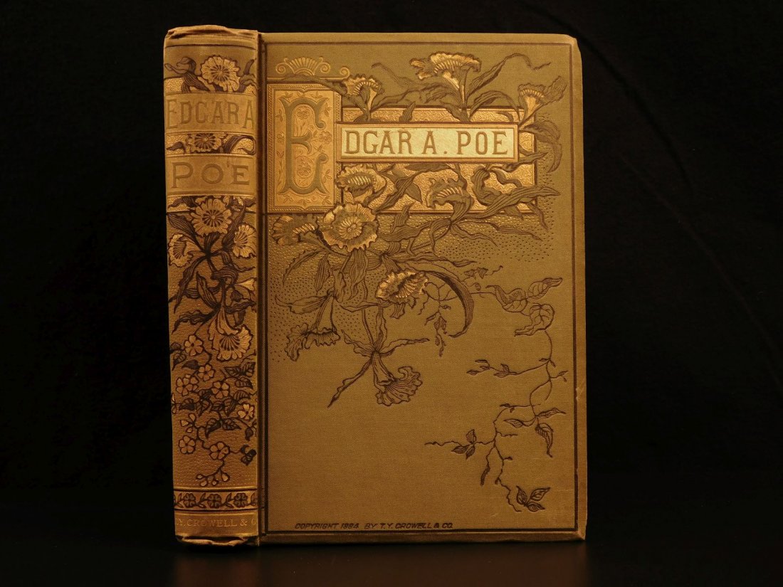 1882 Edgar Allen POE Poems Esoteric Occult Horror (1 of 10)